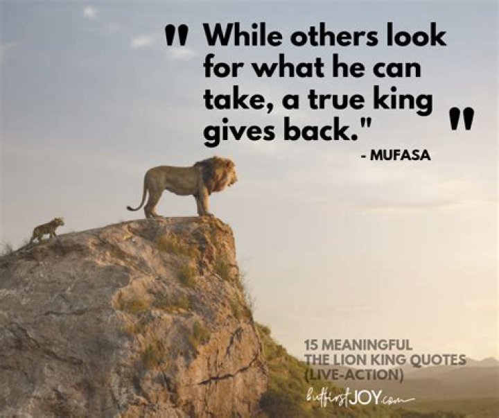 Mufasa Quotes: Inspiring Words from the Heart of a Lion King
